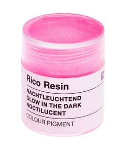 Pigments de couleur Noctilucent pour Résine - Pot de 3gr - Rico Design Rose Fluo
