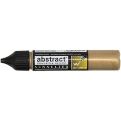 Marqueur peinture acrylique Abstract Liner Sennelier or iridescent