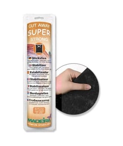 Stabilisateur pour broderie - Cut Away Super Strong - 30cm x 5m - Madeira Noir