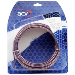 Câble haut-parleur ACV - Transparent bleu - 2x2,50 mm2 10 m