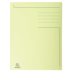 Chemise imprimée 3 rabats Forever® 280gm2 - Jaune - x 50 - Exacompta