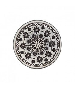 Carte de 2 boutons métal Fantaisies 23mm - Union Knopf Argent