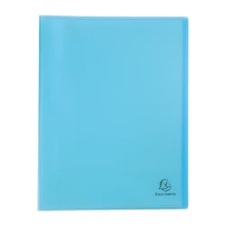 Porte-vue - 80 vues - Bleu pastel - Polypro - A4 - Exacompta