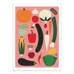 Affiche 30x40 cm - Thanksgiving old pink - Rosi Feist