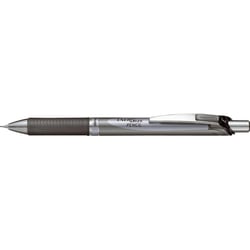 Porte-mine Pentel Energize PL77 - Argent/noir - Mines 0,7 mm - Lot de 12