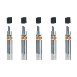 Mines de rechange Pentel Hi-Polymer Super - 0,5 mm - 2B - Lot de 5 étuis de 12 mines