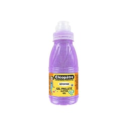 Gel pailleté - Néfertari - Violet néon - Flacon de 250 ml - Cléopâtre