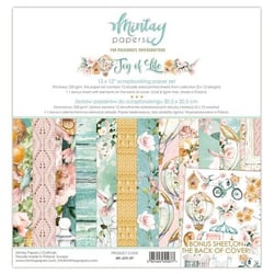 12 papiers scrapbooking 30,5 x 30,5 cm Mintay By Karola JOY OF LIFE