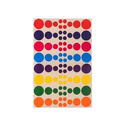 Gommettes - Enfant - Rondes - Différentes couleurs et tailles - Cléopâtre