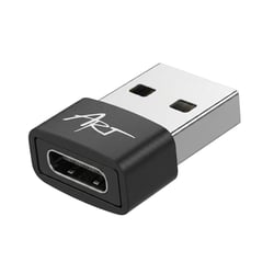 Avizar Adaptateur USB-C vers USB Mâle pour Charge et Transfert 480 Mb/s Noir
