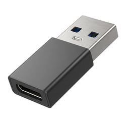 Blue Star Adaptateur USB-C Femelle vers USB 3.0 Mâle Haute Vitesse 5Gbps Noir