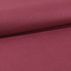 Tissu Toile Coton Canvas uni Lie de vin