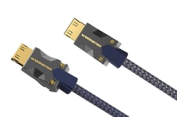 Monster Câble HDMI M3000 UHD 8K HDR Dolby Vision 48Gbit/s 1,5m Bleu / Marron