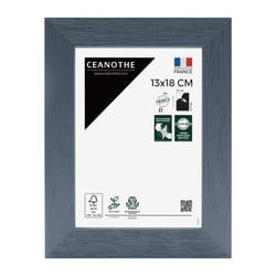 Cadre photo Karma gris bleuté 13x18 cm