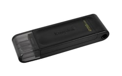 Clé USB KINGSTON DataTraveler 70 - USB-C 256 Go - USB 3.2 Gen 1