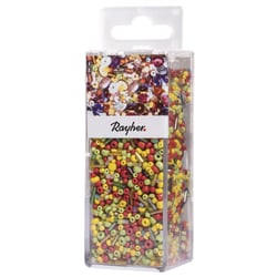 Mélange de paillettes, perles et du fil, 90g mix et fil 50mx0,3mm