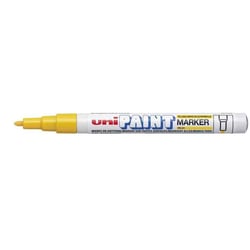 Marqueur PAINT Marker PX21 Pointe conique fine 0,8 - 1,2mm Jaune UNI-BALL