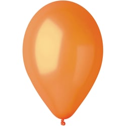 10 Ballons Orange Nacré Ø30cm