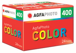 AGFAPHOTO Colour 400 – Film Couleur 135mm, 24 Poses, ISO 400, Compatible Appareils Photo Argentiques, Excellente Qualité d'Image, Faible Luminosité