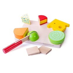 Planche a Fromages en Bois pour petit - Bigjigs - Jaune