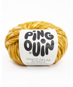 Pelote de laine et Alpaga à tricoter PINGO RELAX ALPAGA - 100GR - Pingouin Jaune