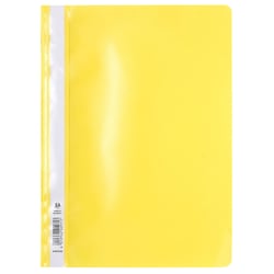 Chemise de présentation à lamelles Polypropylène standard - A4 - Jaune - x 25 - Exacompta