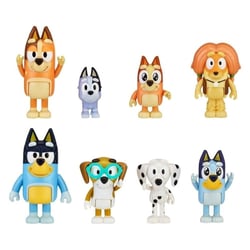 Bluey -  Pack 8 figurines Bluey