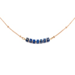Collier Piana en pierres Lapis-lazuli - Sloya