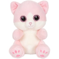 Peluche - Peluche Chat PINKY > rose poudré – 23 cm