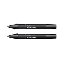Lot de 2 feutres Promarker Noir - Winsor et Newton