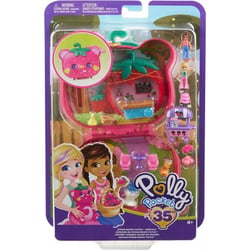 Coffret ourson fraise polly pocket - mattel - hrd35 - mini univers poupée, animaux