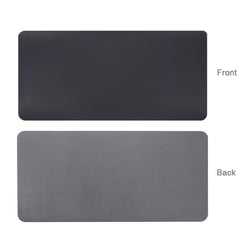 Tapis De Souris XL En Cuir PU Imperméable Antidérapant Facile À Nettoyer Noir YONIS