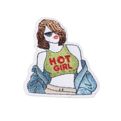 Ecusson thermocollant swag hot girl 3,5cm x 4cm