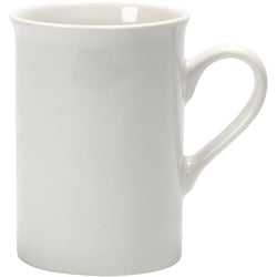 Tasse, H : 10 cm, d 7,4 cm, 245 ml, blanc, 1 pièce