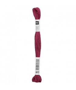 Fil à broder mouliné Uni - Rico Design 073 Rose