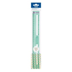 Règle 30 cm transparente série New Look, vert