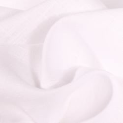 Tissu Ramie Lin uni Blanc