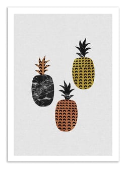 Affiche - Scandi Pineapples - Orara Studio