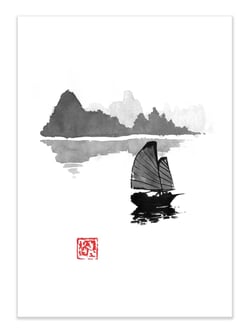 Affiche - Boat - Pechane Sumie