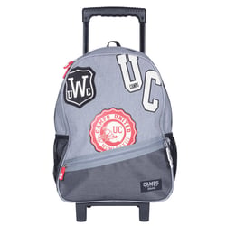 Sac à Dos à Roulettes Camps Boy 43 CM - 2 compartiments Logos