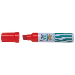 Marqueur Permanent SCA-6600 Corps Métal Pointe Biseau Extra large Rouge PILOT