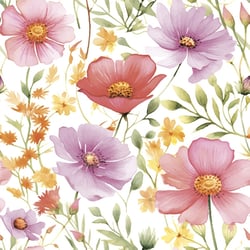 Lot de 4 serviettes en papier découpage collage 33 cm FLEUR ROSE ORANGE FL 1001