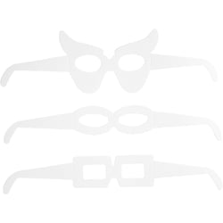 Lunettes, h: 4,5-10 cm, L: 32 cm, 16pièces, 230 gr