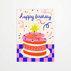 Carte postale - Cokiyette - Happy Birthday - 14,8 x 10,5 cm - Made in France