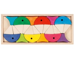 Jeu de construction poissons colorés - Goki