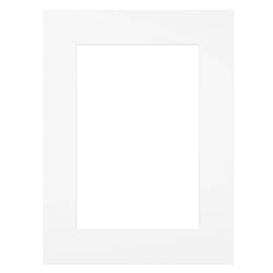 Passe-partout blanc 40x50 cm ouverture 30x40 cm