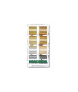 Coffret de Fils à Broder Metallic 40 Smooth - 8 x 200m - Madeira Multicolore