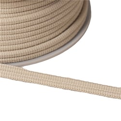 Bobine 20m Double cordon 9mm beige/or