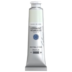 Peinture à l'huile - Extra-fine - Blanc de Zinc - 009 - Lefranc Bourgeois - 40ml