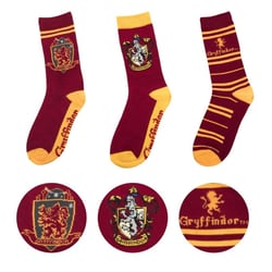 Harry Potter - Pack 3 paires de chaussettes Gryffindor - Cinereplicas